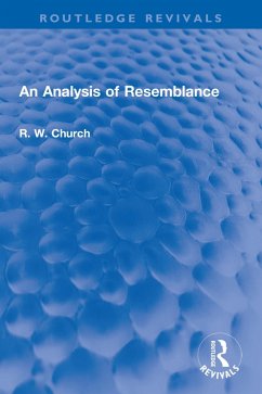An Analysis of Resemblance (eBook, PDF) - Church dec'd, Ralph W.