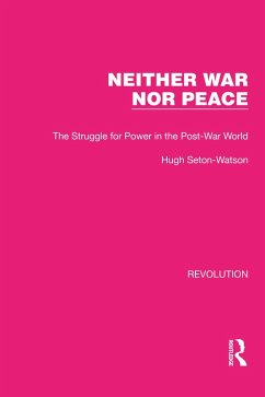Neither War Nor Peace (eBook, ePUB) - Seton-Watson, Hugh