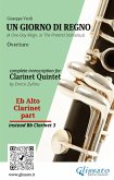 Eb alto Clarinet (instead Bb 3) part of &quote;Un giorno di regno&quote; for Clarinet Quintet (fixed-layout eBook, ePUB)
