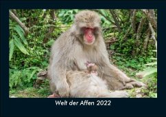 Welt der Affen 2022 Fotokalender DIN A5 - Tobias Becker