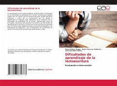 Dificultades de aprendizaje de la lectoescritura - Muñoz Melgar, Rocío;Cánovas Calderón, Belén;González Muñoz, Juani