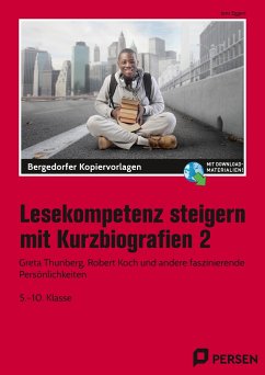 Lesekompetenz steigern mit Kurzbiografien 2 - Eggert, Jens