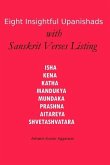 Eight Insightful Upanishads with Sanskrit Verses Listing