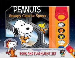Peanuts: Snoopy Goes to Space Book and 5-Sound Flashlight Set [With Flashlight] - Pi Kids