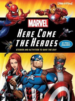 Marvel: Here Come the Heroes Stories and Activities to Save the Day! Look and Find - Pi Kids