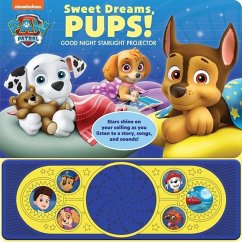 Nickelodeon PAW Patrol: Sweet Dreams, Pups! Good Night Starlight Projector Sound Book - Pi Kids