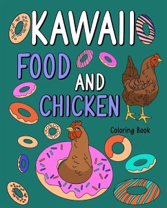 Kawaii Food and Chicken Coloring Book - Paperland