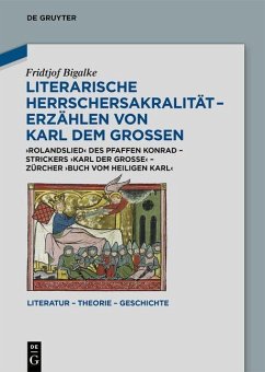 Cover Literarische Herrschersakralität - Erzählen von Karl dem Großen (eBook, ePUB)