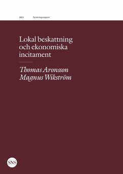 Cover Lokal beskattning och ekonomiska incitament (eBook, PDF)