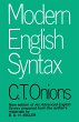 Modern English Syntax (eBook, PDF) - Bild 1
