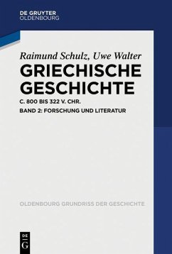 Griechische Geschichte Band 2 - Schulz, Raimund;Walter, Uwe