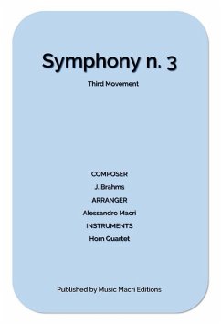 Symphony N. 3 Third Movement by J. Brahms (eBook, ePUB) - Macrì, Alessandro