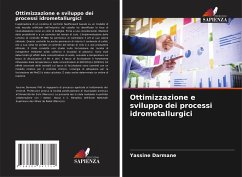 Ottimizzazione e sviluppo dei processi idrometallurgici - Darmane, Yassine