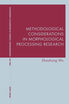 Methodological Considerations in Morphological Processing Research - Wu, Zhaohong