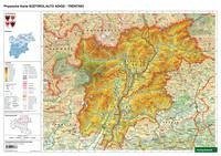 Schreibtischunterlage DUO, Schulhandkarte Südtirol-Trentino 1:450.000