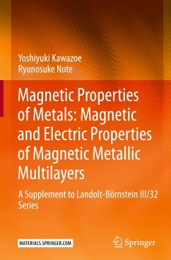 Magnetic Properties of Metals: Magnetic and Electric Properties of Magnetic Metallic Multilayers - Kawazoe, Yoshiyuki;Note, Ryunosuke