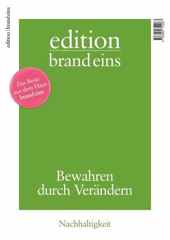 edition brand eins: Nachhaltigkeit (eBook, PDF) von Jens Bergmann; Wolf
