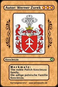 Cover The noble Polish Kosciesza family. Die adlige polnische Familie Kosciesza. (eBook, ePUB)