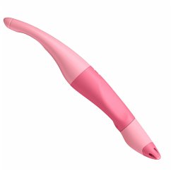 Ergonomischer Tintenroller für Linkshänder - STABILO EASYoriginal Pastel in rosiges Rouge - Einzelstift - Schreibfarbe blau (löschbar) - inklusive Patrone