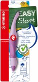 Ergonomischer Tintenroller für Rechtshänder - STABILO EASYoriginal Pastel in Schimmer von Lila - Einzelstift - Schreibfarbe blau (löschbar) - inklusive Patrone