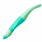 Ergonomischer Tintenroller für Rechtshänder - STABILO EASYoriginal Pastel in Hauch von Minzgrün - Einzelstift - Schreibfarbe blau (löschbar) - inklusive Patrone