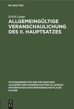 Allgemeingültige Veranschaulichung des II. Hauptsatzes - Lange, Erich