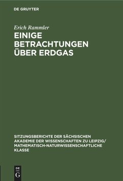 Einige Betrachtungen über Erdgas - Rammler, Erich