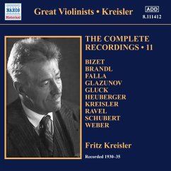 The Complete Recordings,Vol.11 - Kreisler,Fritz/Raucheisen,Michael/+