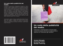 Un ruolo della pubblicità dei media. - Wangda, Sonam;Tenzin, Jamyang;Tshering, Bumpa