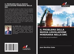 IL PROBLEMA DELLA NUOVA LEGISLAZIONE MINERARIA NELLA DRC - Bavitisa Seke, Jean