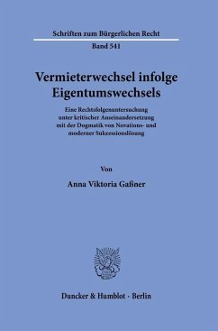 Vermieterwechsel infolge Eigentumswechsels - Gaßner, Anna Viktoria