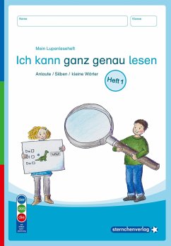 Mein Lupenleseheft 1 - Ich kann ganz genau lesen - Ausgabe mit Artikelkennzeichnung (DaZ) - sternchenverlag GmbH;Langhans, Katrin