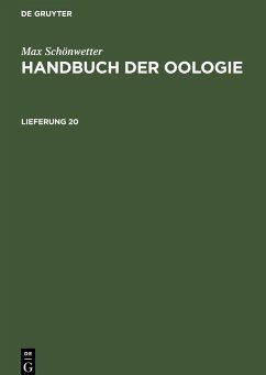 Max Schönwetter: Handbuch der Oologie. Lieferung 20 - Schönwetter, Max