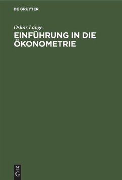 Cover Einführung in die Ökonometrie