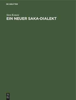 Ein neuer Saka-Dialekt - Konow, Sten