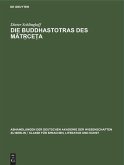 Die Buddhastotras des M¿t¿ce¿a