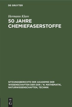 50 Jahre Chemiefaserstoffe - Klare, Hermann