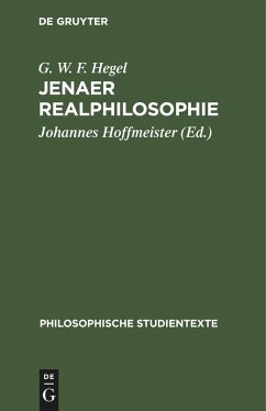 Jenaer Realphilosophie - Hegel, G. W. F.