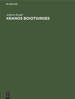Kranos boiotiurges - Rumpf, Andreas Kranos boiotiurges - Rumpf, Andreas