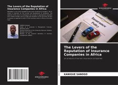 The Levers of the Reputation of Insurance Companies in Africa - Sanogo, Kanigue
