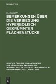 Bemerkungen über die Verbiegung hyperbolisch gekrümmter Flächenstücke