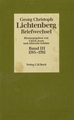 Lichtenberg Briefwechsel Bd. 3: 1785-1792 (eBook, PDF) - Lichtenberg, Georg Christoph