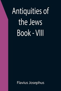 Cover Antiquities of the Jews ; Book - VIII