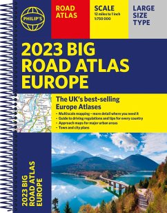 2023 Philip's Big Road Atlas Europe - Philip's Maps