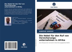 Die Hebel für den Ruf von Versicherungs- unternehmen in Afrika - Sanogo, Kanigue