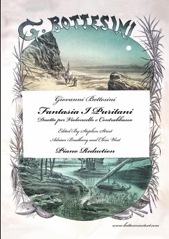 Fantasia I Puritani Duetto For Double Bass and Cello - Piano Reduction - Bottesini, Giovanni; Street, Stephen