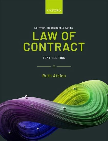 Koffman, Macdonald & Atkins' Law of Contract Koffman, Macdonald & Atkins' Law of Contract