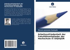 Arbeitszufriedenheit der Fakultätsmitglieder der Hochschule in SIQUIJOR - Sumaylo, Steven Jumawan