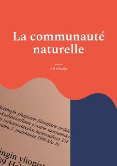 La communauté naturelle - Sihvola, Ari