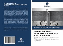 Cover INTERNATIONALE VERHANDLUNGEN: WER HAT DAS SAGEN?